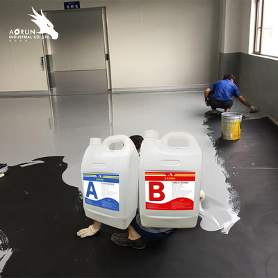 Стикера пола литейной смолы 3D AB 3:1 бесцветное жидкостного стеклянного ясное