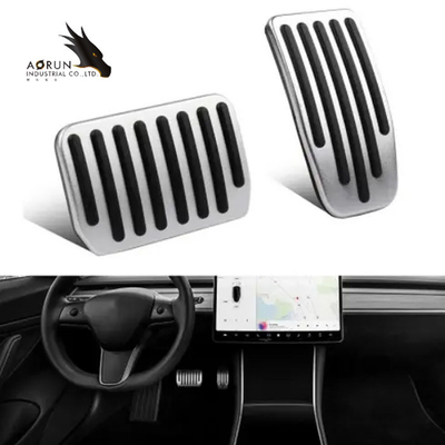 Педаль акселератора тормоза представления для модели 3/Y Tesla аксессуары автомобиля опорных площадок педали в -2022 ног 2Pcs