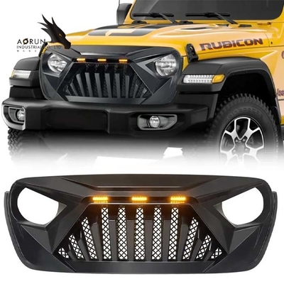 Гриль автомобиля для гриля 2018-2022 переднего бампера гриля акулы ABS Wrangler JL виллиса лоснистых черных США имеет запасы